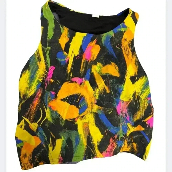 Lululemon Wunder Train Racerback Tank Size 6
Black Neon Multi - Picture 6 of 9